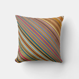 Almofada Stripes e Ochre de várias cores