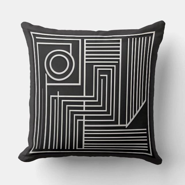 Almofada Structured Orbit Lines (Frente)