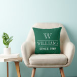 ALMOFADA  STYLISH MODERN SIMPLE CUSTOMIZED FAMILY NAME<br><div class="desc">STYLISH MODERN SIMPLE CUSTOMIZED FAMILY NAME THROW PILLOW  ADD YOUR NAME HERE PERSONALIZED NAME THROW PILLOW COVER AND CASES.</div>