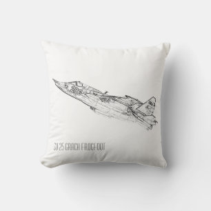 Almofada SU 25 Esboço do Plano Frogfoot soviético Grach