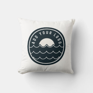Almofada Sua empresa Logotipo moderno
