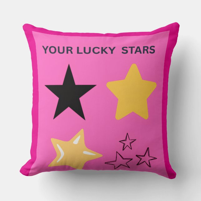 ALMOFADA SUAS ESTRELAS DA SORTE (Frente)