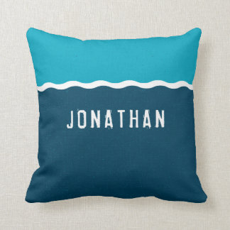 Almofada Suas ondas de oceano conhecidas