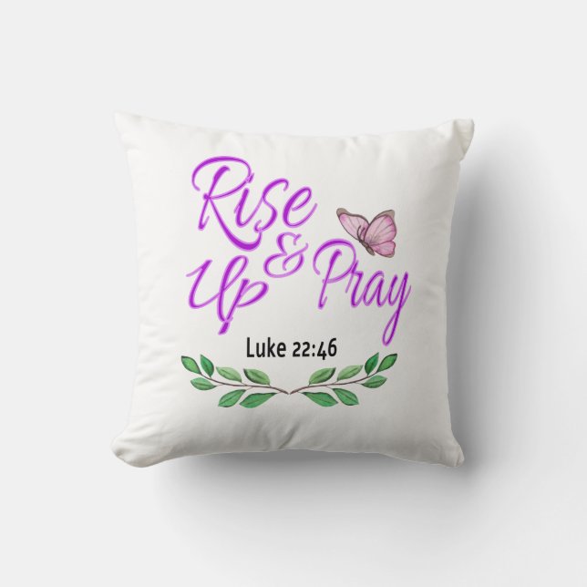 Almofada Suba e reze (Frente)