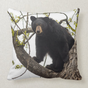 Almofada Subindo Urso Negro