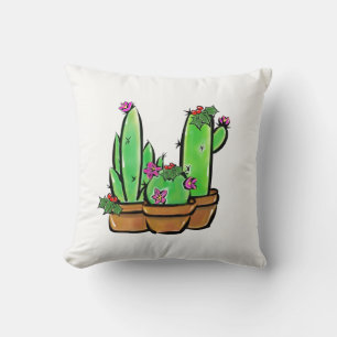 Almofada Sucultivos de cactus cactos de Natal bonito