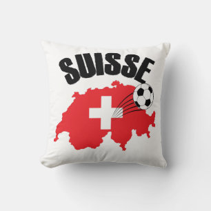 Almofada Suisse Suiça Map Swiss Soccer
