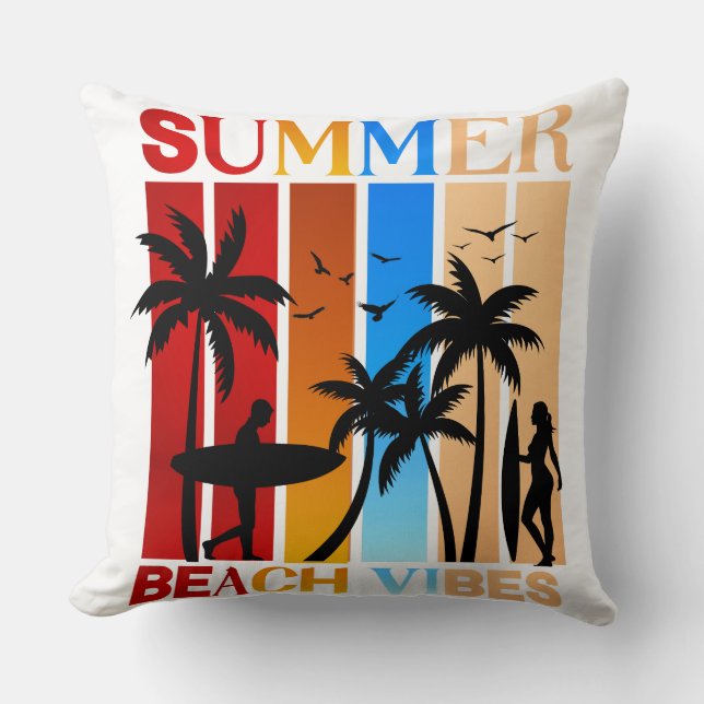 Almofada Summer Beach Vibes (Frente)