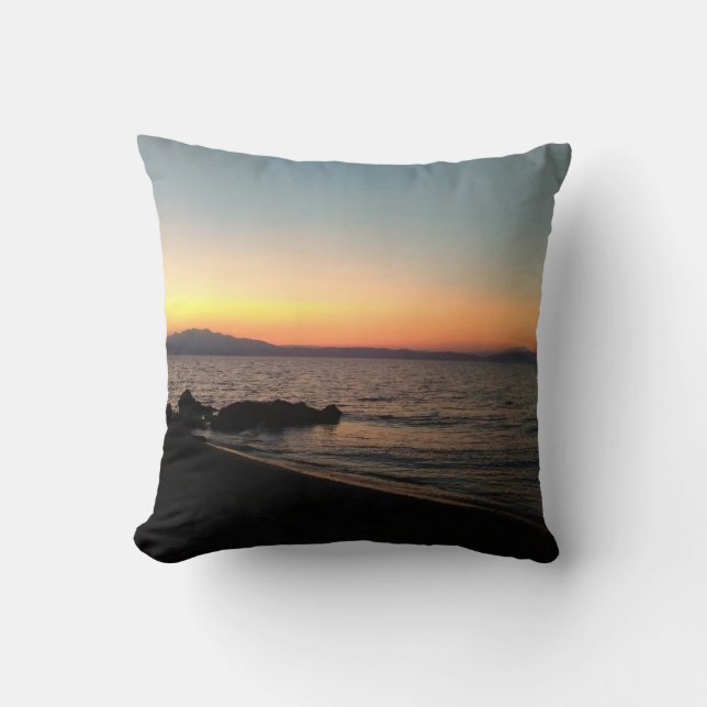 Almofada Summer Sunset GreeceJogar Cushion (Frente)