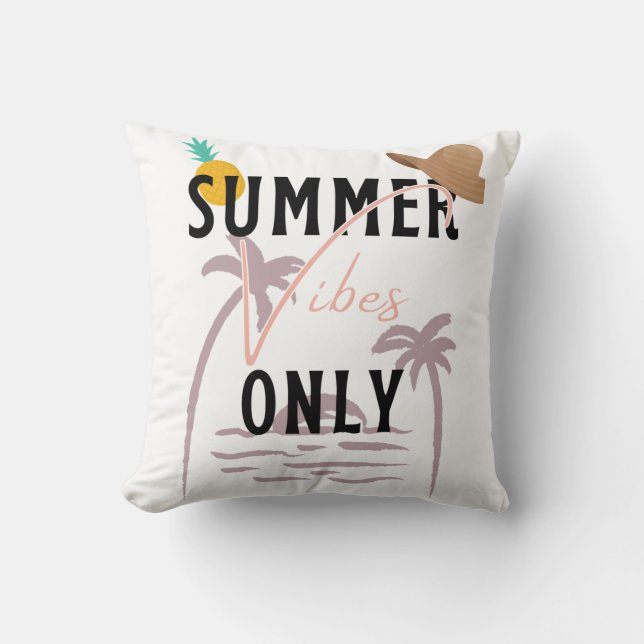 Almofada Summer Vibes Only Beach (Frente)
