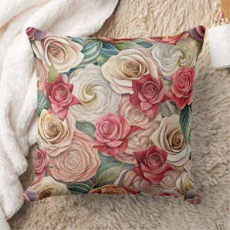 Almofada Summer vitage roses style Design cushion Kissen