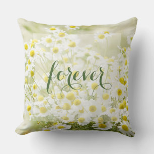 Almofada Summerfield Daisies Daisy Flower Wedding Forever