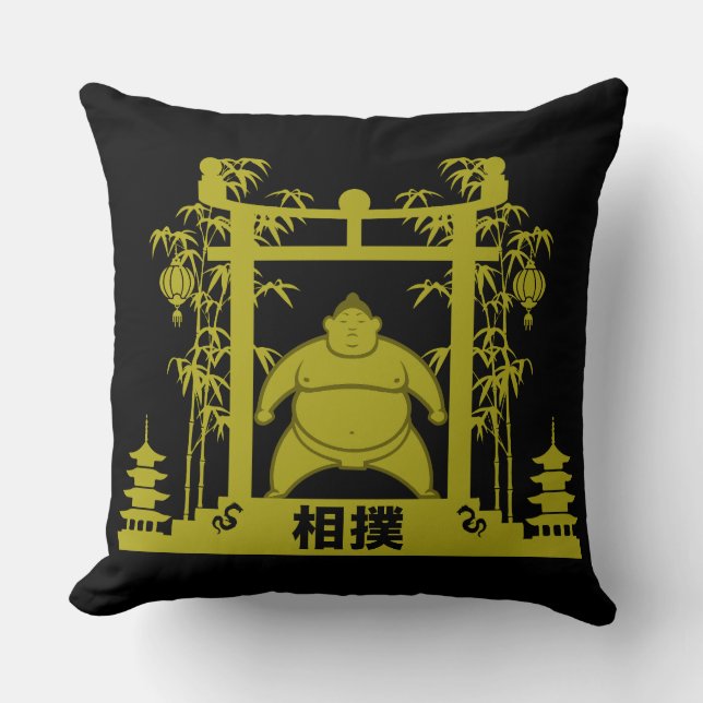 Almofada Sumo Wrestler (Frente)