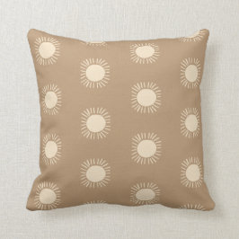 Almofada Sun Pattern Boho Nursery Decor Gênero Neutro