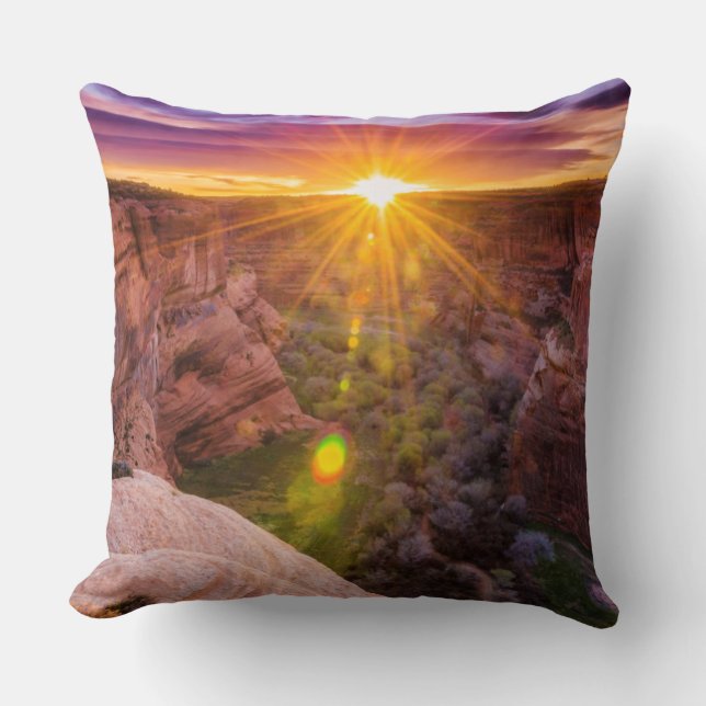 Almofada Sunburst no Canyon de Chelly, AZ (Frente)