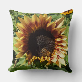 Almofada Sunflower Bee GIANT Travesseiro decorativo