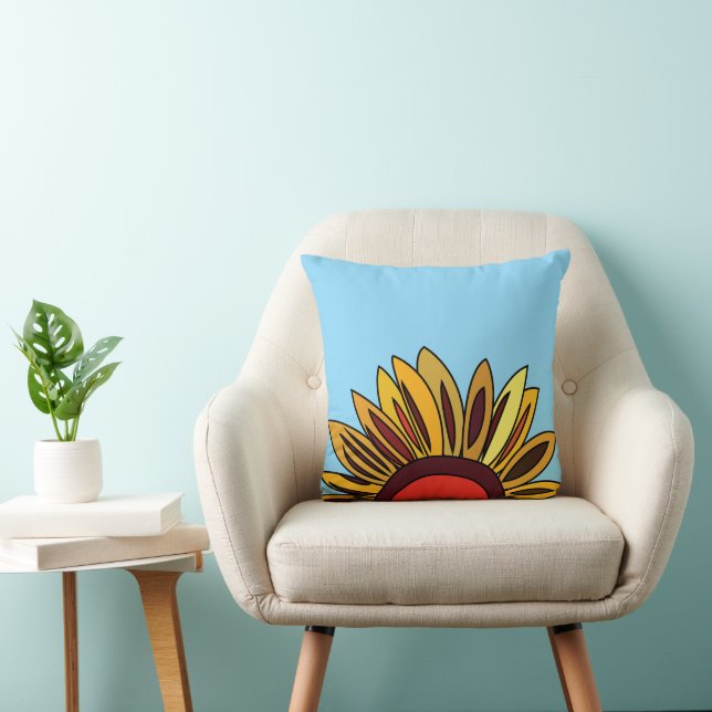 Almofada Sunflower Floral (Cadeira)