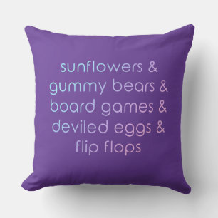 Almofada "Sunflower & Gummy Bears & Conselho Games"