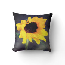 Sunflower Love Travesseiro decorativo
