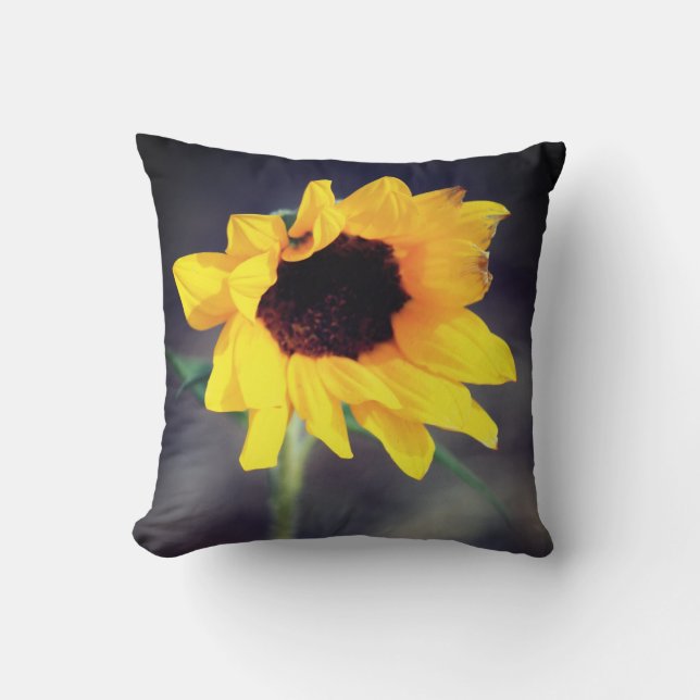 Almofada Sunflower Love Travesseiro decorativo (Frente)
