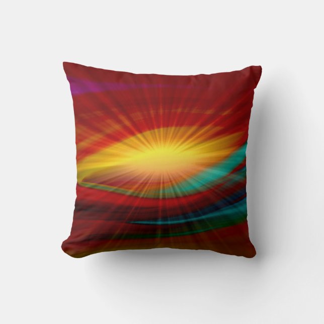 Almofada Sunlight Abstrato Art (Frente)