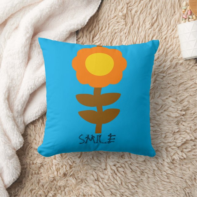 Almofada Sunny Bloom Throw Pillow (Cobertor)