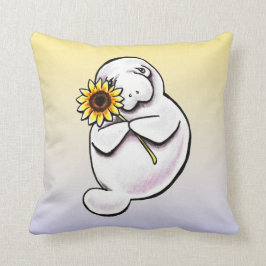 Almofada Sunny Manatee Off-Leash Art™