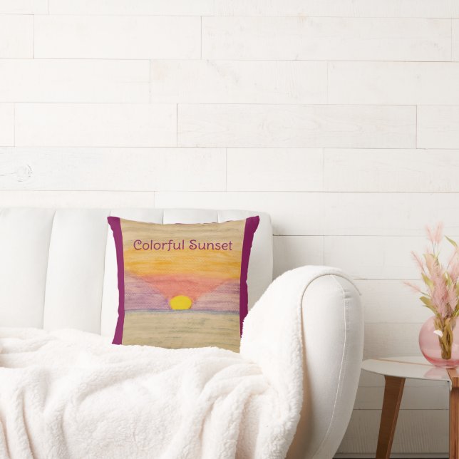 Almofada Sunset Colorido (Sofá)