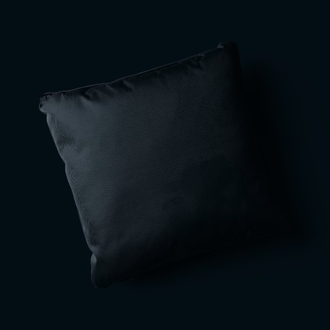 Almofada Sunset de inverno - Gelo preto - Travesseiro decor (Winter Sunset - Black Ice - Throw Pillow)