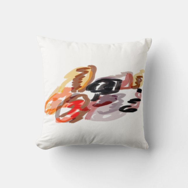 Almofada Sunset de outono de Raccoon (Frente)