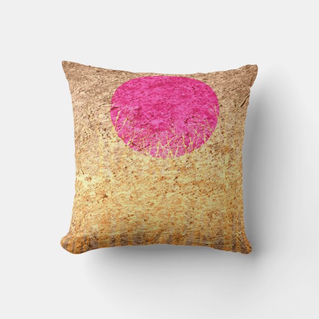 Almofada Sunset Vintage | Pintura Abstrato 3 (Frente)