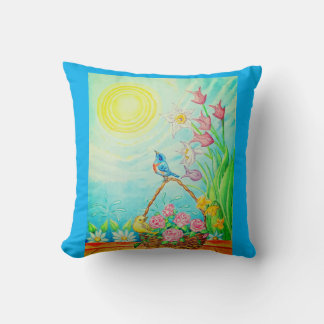 Almofada Sunshine blue skies throw pillow