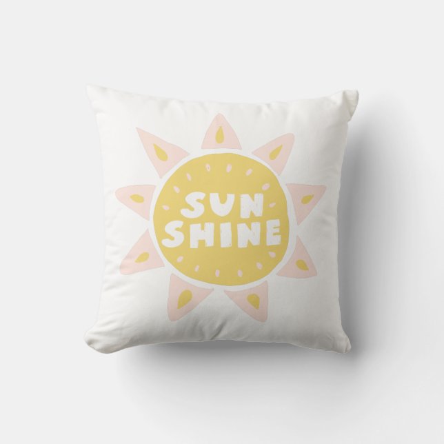 Almofada Sunshine Nursery Travesseiro decorativo (Frente)
