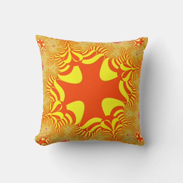 Almofada Sunshine Orange Cross (Frente)