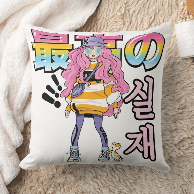 Almofada Super e Real: Duo de Moda de Rua Anime (Cobertor)