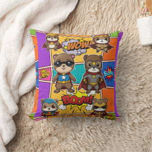 Almofada Super-heróis Kawaii Gopher Impressões