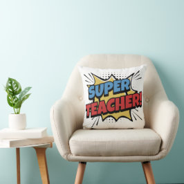 Almofada Super Teacher Comic Style