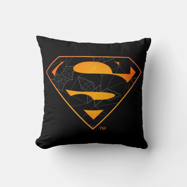 Almofada Superman | Logotipo inspirado no Halloween (Frente)