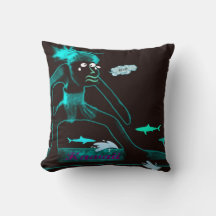 Surfista havaiano divertido MoJo Travesseiro