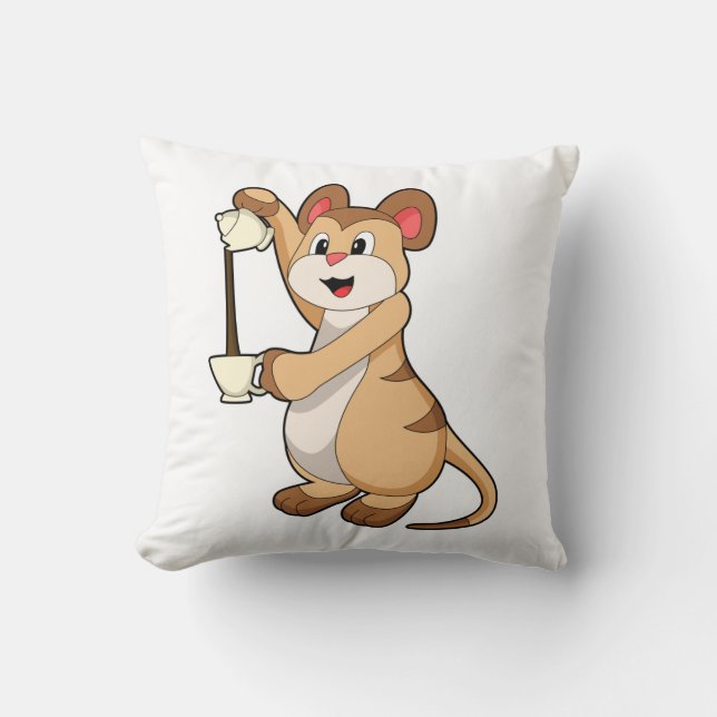 Almofada Suricata com cafeteira & Café.PNG (Frente)