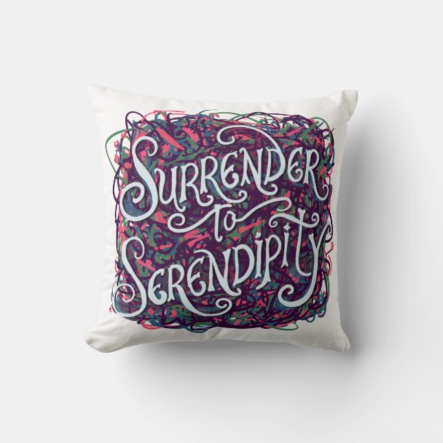 Almofada Surrender to Serendipity (Frente)