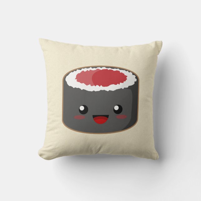 Almofada Sushi de Kawaii (Frente)