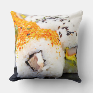 Almofada Sushi num prato