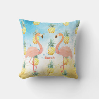 Almofada Sweet Girly Flamingo e abacaxi