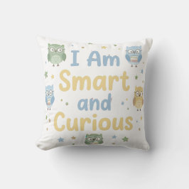 Almofada Sweet Kids Curiosity Affirmation Smart Curious