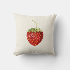 Almofada Sweet Red Strawberry (por Louis C. Krieger)