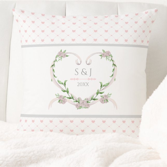 Almofada Sweetheart Soft Pink Romantic Valentines (The sweetest personalized gift for a romantice Valentine's Day )