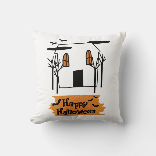 Almofada T-Shirt Cute de Halloween Halloween (Frente)