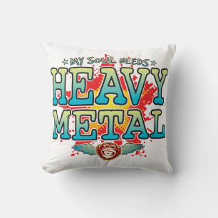 Almofada T-Shirt de Alma de Metal Pesado