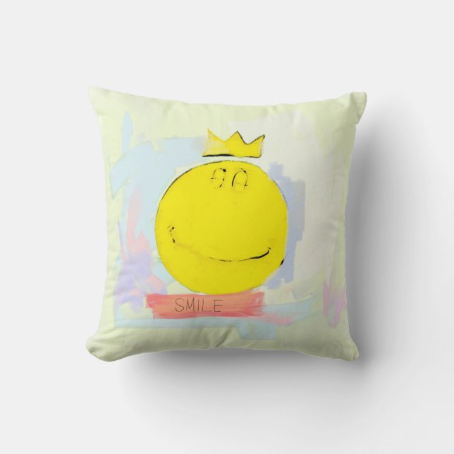 Almofada T-Shirt SMILE Happy Face (Frente)